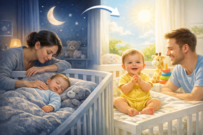 How to Flip Your Baby’s Day-Night Sleep Schedule: A Step-by-Step Parent’s Guide
